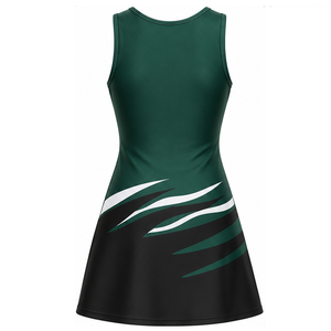 Custom Women Netball Uniforms Sublimated Team Dresses Wholesale Sportswear Manufacturer Supplier OEM ODM Club School Match Kits - Product Image 3