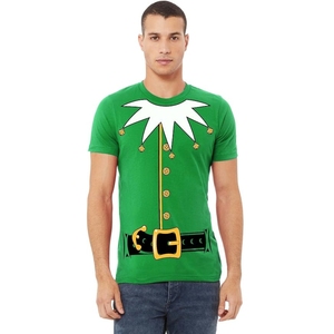 Costume de Noël de l'elfe auxiliaire du Père Noël, t-shirt/sweat-shirt à imprimé géant pour hommes/femmes/jeunes - Product Image 1