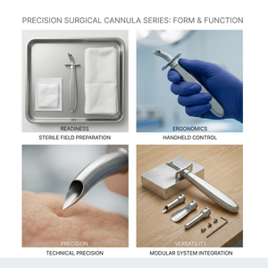 Trócar de Cricotiectomía Ueckermann Denker con Cánula de Plata de 130 mm |   Instrumento Quirúrgico - Product Image 3