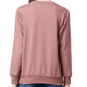Sudadera de Forro Polar Ligero de Alta Calidad con Cuello Redondo y Manga Larga, Top Corto Holgado Cálido para Otoño e Invierno para Mujer, Sudadera con Capucha Corta - Product Image 4