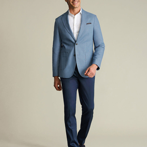 Blazer Casual de Verano para Hombre con Dos Botones, Ligero, Corte Regular, Solapa con Muescas, Ideal para Oficina y Adultos - Product Image 5