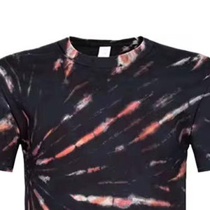 Camisetas Tie Dye para Hombre, Diseño Exclusivo, 100% Algodón Tejido, Color Sólido, Transpirables, Manga Corta, en Venta - Product Image 2