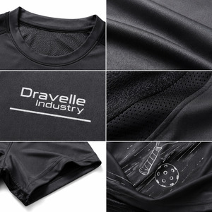 Camiseta de Pickleball Personalizada para Hombre en Color Grafito |   Camiseta Deportiva de Alto Rendimiento con Control Climático, Fabricación de Marca Privada - Product Image 4