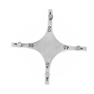 Positionneur d'orthodontie dentaire de type étoile Boone pour brackets métalliques, avec jauge Boone CE par Grip Surgical - Product Image 4