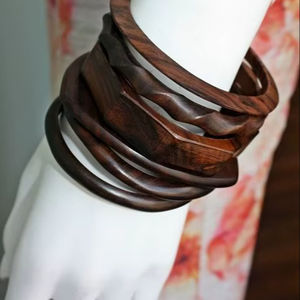 กำไลทองแดงอาร์ตเดโค น้ำหนักเบา สวมใส่สบาย กันน้ำ ผิวเรียบเนียน ปรับแต่งได้ เหมาะสำหรับผู้หญิง ใส่ได้ทุกวัน ของขวัญทางธุรกิจ - Product Image 1