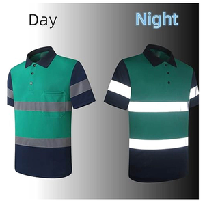 เสื้อโปโลสะท้อนแสงดีไซน์ใหม่ ออกแบบโลโก้ของคุณเอง ปลอดภัย มองเห็นได้ชัดเจน น้ำหนักเบา กันลม ราคาประหยัด - Product Image 3