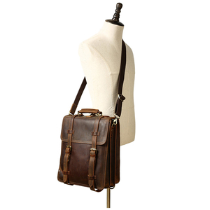 Low Cost Premium Quality Handmade <b>Leather</b> <b>Backpack</b> for <b>Men</b> Stylish Office Laptop Bag - Product Image 4