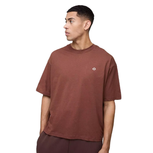 T-shirt unisexe en maille colorée pour l'été, coupe ample, poids lourd 200g, respirant, écologique, pour hommes - Product Image 1