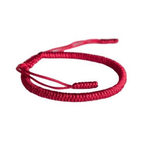 Red Cord Buddhist Protection Colorful Braided Thread <b>Bracelets</b> for Girls l Wrap SAILOR KNOT <b>BRACELET</b> - Product Image 1