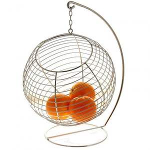 Cesta de Frutas Decorativa Clásica de Metal, Ideal para Realzar los Arreglos de la Encimera de la Cocina de Estilo Vintage - Product Image 4