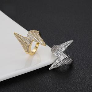 Bague Éclair en Argent 925 avec Diamant de Laboratoire pour Homme, Bijou de Luxe Givré, Tendance et Audacieux, Cadeau Élégant pour Lui - Product Image 6