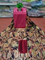 Robe pour filles, tradition intemporelle, luxueuse, en jacquard slub fransawi, motif floral, travail complexe de paillettes dorées