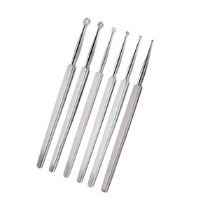 Cureta Quirúrgica de Calidad Premium, Reutilizable, de Acero Inoxidable, Instrumento Médico para Extracción de Tejidos Blandos y Desbridamiento Quirúrgico - Product Image 3