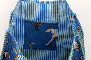 Bolsos Tote Acolchados de Algodón con Estampado a Mano, Bolsos Tote Tradicionales Indios, Bolsos Tote Hechos a Mano con Estampados a Mano - Product Image 4