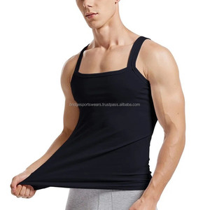 Camiseta Interior Personalizada, Cuello Redondo, Sin Mangas, Mezcla de Poliéster/Algodón, Transpirable, para Gimnasio y Entrenamiento - Product Image 6