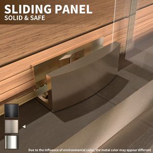 Senza cornice 58-60 pollici. L X 76 Pollici Porta scorrevole per doccia H in vetro temperato trasparente da 5/16 pollici con finitura nichel spazzolato - Product Image 5