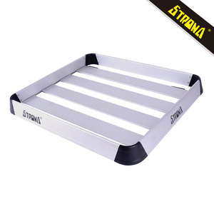 Portaequipajes de Techo Resistente de Aluminio y Cesta para Equipaje Strona ZBC-90203 100kg - Product Image 1