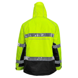 Chaqueta de Invierno Impermeable Personalizada, 100% Poliéster, Ropa de Trabajo, Ropa de Seguridad Reflectante, Chaqueta de Seguridad - Product Image 2