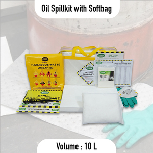 Oil Spill Kit 10 Liter with Soft Bag – Portable Emergency Oil Spill Control Kit for Industrial Use - Product Image 3