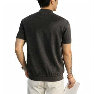 T-shirt à manches courtes en tricot pour homme GYM ACTIVE ENTERPRISES Acis Wash, coupe ample, épaules tombantes, coupe carrée, impression personnalisée - Product Image 3