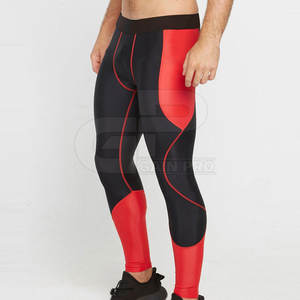 Pantalones de compresión para hombre, tela elástica flexible, ajuste cómodo, perfectos para correr, levantar pesas y entrenar - Product Image 2