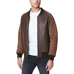 Service OEM, veste en cuir pour homme, nouveau style, prix bas, veste en cuir tendance de haute qualité, vente en ligne - Product Image 2