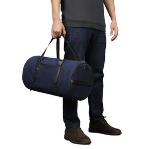 Sac de voyage avec bandoulière réglable, fermeture éclair, en polyester, léger, écologique, pour le shopping, avec poignées durables - Product Image 4