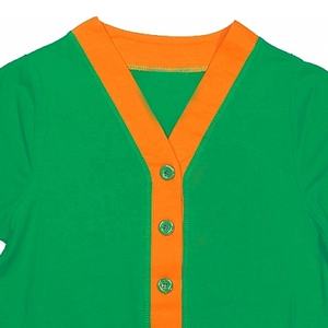 Custom Breathable Computer Knitted <b>Cardigan</b> V-Neck Loose Embroidery Buttons Front Print for Sororities Fraternity College Spring - Product Image 4