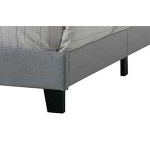 Letto Queen Size Venacha in Tessuto Grigio, Elegante Letto Imbottito per Comfort e Stile - Product Image 4