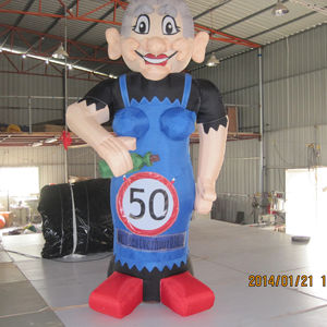 Abraham et Sarah, personnages de dessins animés gonflables, grands-père et grand-mère gonflables en PVC mignons, en provenance des Pays-Bas - Product Image 1