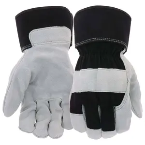 Venta al por mayor caliente OEM de alta calidad nuevo diseño de cuero guantes de trabajo de seguridad ligeros personalizados guantes de trabajo