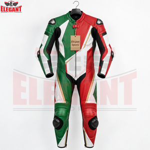 Service OEM ODM, fabrication sur mesure, prix de gros, combinaison en cuir pour moto à protection intégrale, équipement de course pour moto - Product Image 5