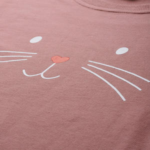 เสื้อฮู้ดคอกลมปักลายคุณภาพสูงขายส่ง เสื้อสเวตเชิ้ตทรงสปอร์ตแบบย้อมสีเอซิดสำหรับผู้หญิง - Product Image 4