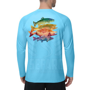 Camisetas de Pesca al por Mayor, Último Estilo, Bajo MOQ, Camisetas de Pesca Estampadas, Camisetas de Pesca de Calidad - Product Image 3
