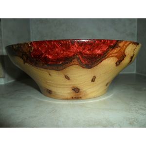 Bol élégant et écologique en bois et résine pour le stockage et le transport des aliments en cuisine - Product Image 3