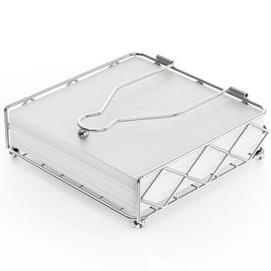 The Metal Wave High Quality Galvanised Metal Napkin Holder <b>Tissue</b> Stand Modern <b>Wedding</b> Durable Reusable Long-lasting Dinnerware - Product Image 6