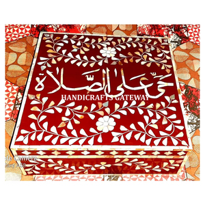 Most Beautiful Product Handmade Mother of Pearl Square Wooden For Fine Finishing Jewelry Storage Purpose <b>Gift</b> <b>Box</b> In Best Price. - Product Image 4