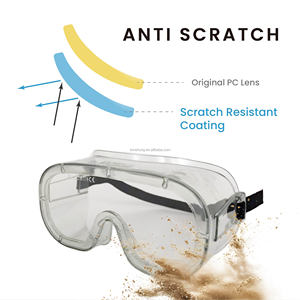 CE certified fully sealed frame lightweight protective goggles for laboratory operations - Product Image 4