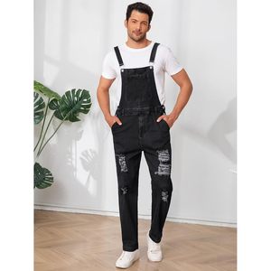 Peto de algodón holgado para hombre, informal, suave y cómodo, con tirantes ajustables, para uso diario, estilo urbano - Product Image 4