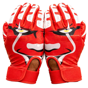 Guantes de Receptor de Fútbol Americano con Diseño Gráfico Personalizado, Palma de Alto Agarre para Pedidos de Equipo, Fabricación OEM - Product Image 1