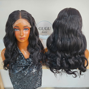 วิกผมแท้ 100% จากเวียดนาม แบบลอนธรรมชาติ แบบลอนบอดี้เวฟ ซุปเปอร์ดับเบิ้ลดรอน ความหนาแน่น 200% ผมจากผู้บริจาคคนเดียว สีดำ สำหรับผู้หญิง - Product Image 3