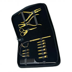 Kit d'outils pour extensions de cheveux et micro-liaisons avec logo personnalisé, couleur unie unique, design personnalisé, professionnel pour salon de coiffure - Product Image 4