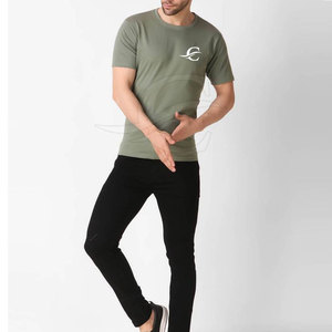 Camiseta Casual para Hombre, 100% Algodón, Transpirable, de Primera Calidad, Fabricada en Pakistán, Personalizable OEM, Precio al por Mayor - Product Image 2