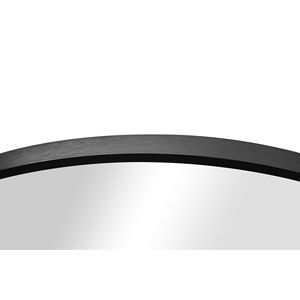 Petit miroir mural décoratif rond noir pour salle de bain ou salon - Product Image 4