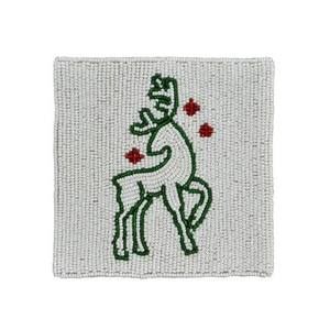 Eco-Friendly Reusable Artisan Craft Beaded Table Coasters Rectangle Design Novelty Style for Housewarming Gifts - Product Image 2