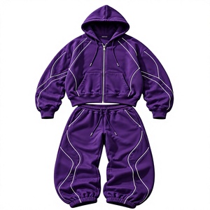 Wholesale OEM Mens <b>Tracksuit</b> <b>Retro</b> Streetwear <b>Tracksuit</b> Mens Custom Sportswear <b>Tracksuit</b> Low MOQ USA - Product Image 6