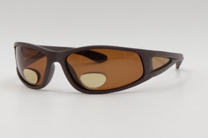Lunettes de soleil polarisées UV400 pour la pêche, style enveloppant, unisexe, légères, monture PC, logo personnalisé, taille adulte, bifocales RWF133 - Product Image 3