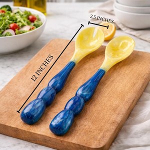 Cuillère à mélanger en résine artisanale de luxe de qualité supérieure, résistante à la chaleur, finition lisse, pour café, thé, cocktails et usage domestique, en vente - Product Image 6