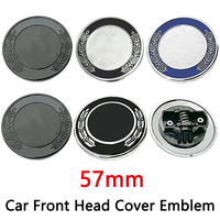 Emblème de logo avant en métal 44mm 57mm pour Mercedes Benz W202 W220 W213 W210 W164 A180 A200 B180 B200 E200 E300 - Accessoires