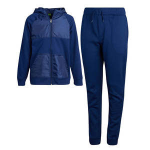 Conjunto de Sudadera con Capucha y Pantalones de Chándal de Algodón 100% Personalizado al por Mayor para Hombre, de Invierno, Color Sólido, de Alto Gramaje - Product Image 1